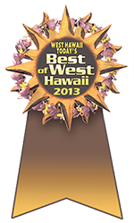 Voted Best of West Hawaii 2013